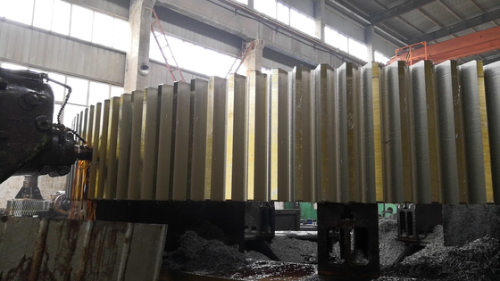 Engrenagem e pinhão personalizados para moinho de bolas 6800 mm de diâmetro da ponta
