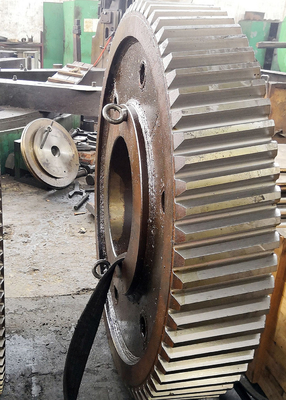 Engrenagem helicoidal 40XMA 42CrMo do dente da transmissão de 8 módulos para o redutor de velocidade industrial
