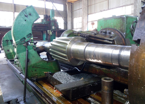 10 eixo helicoidal de aço do pinhão do SAE 4340 do módulo para o sistema de movimentação resistente