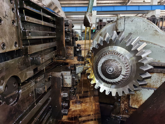 Engrenagem do SAE 4320 que dá forma à engrenagem cônica reta do pinhão do triturador do cone para o equipamento de mineração