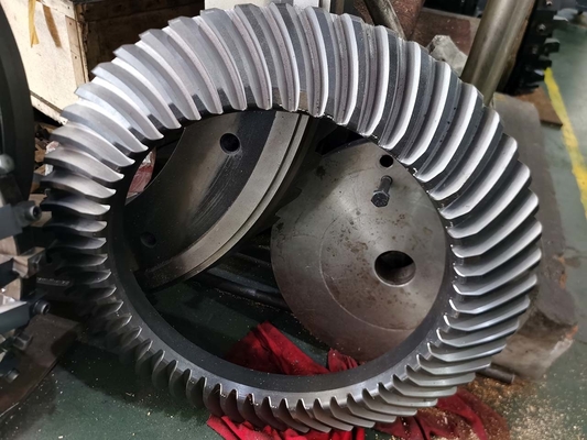 Conjunto de engrenagens de rectificação de precisão de engrenagem de bisel espiral do tipo Klingberg