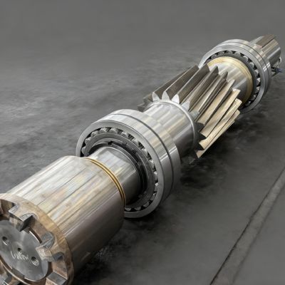 20CrMnTi ISO 6 Grau OEM Eixo de engrenagem de transmissão com tipo cilíndrico