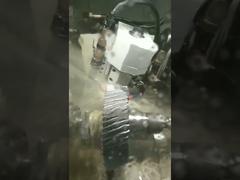 Módulo 8 Engrenagem helicoidal única ISO 6-7 Engrenagens helicoidais de corte