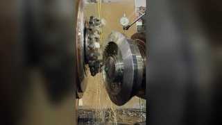 Moagem de engrenagem cônica em espiral após tratamento térmico