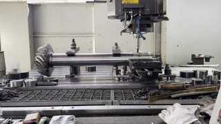 Eficiência de transmissão de energia de engrenagens cônicas em espiral